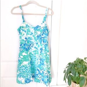 Lily Pulitzer blue print sundress👒